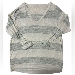 Aritzia TNA - slouchy block striped shirt